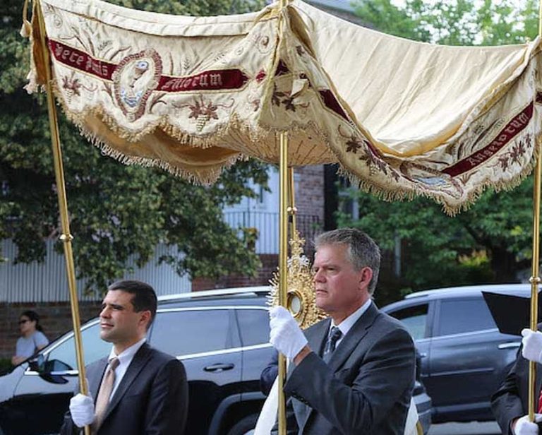 Eucharist canopy